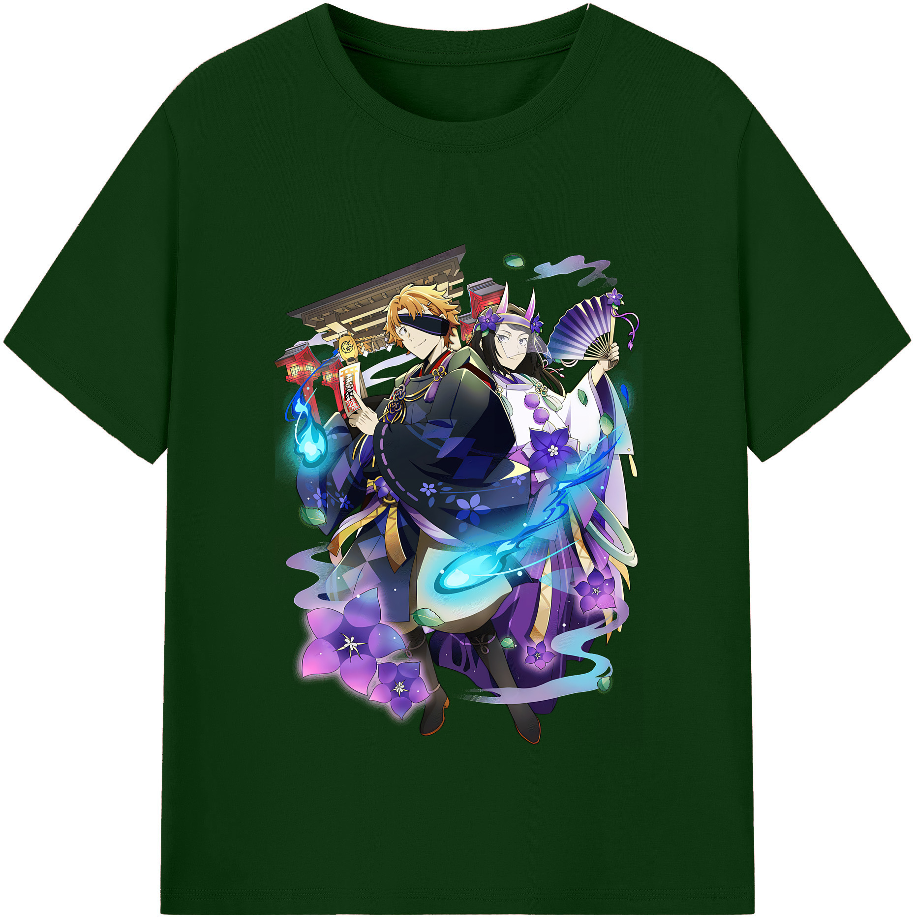 （画像用） 文豪ストレイドッグス Bungo Stray Dogs 綿100％半袖Tシャツ（フロントプリント）